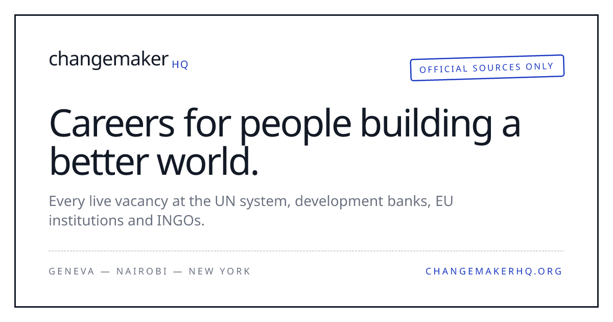 Pakistan jobs | changemaker